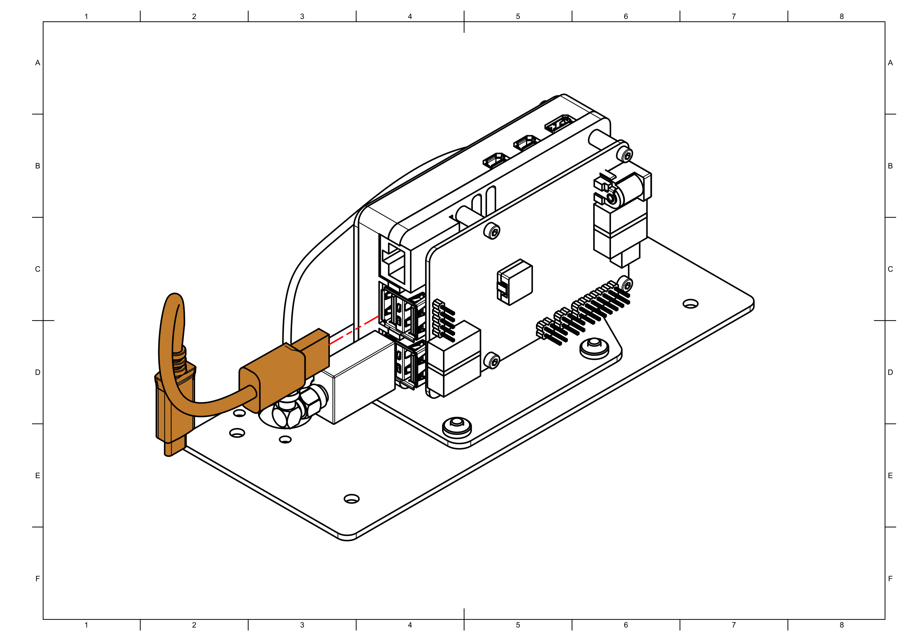 Attaching AM-CM cable