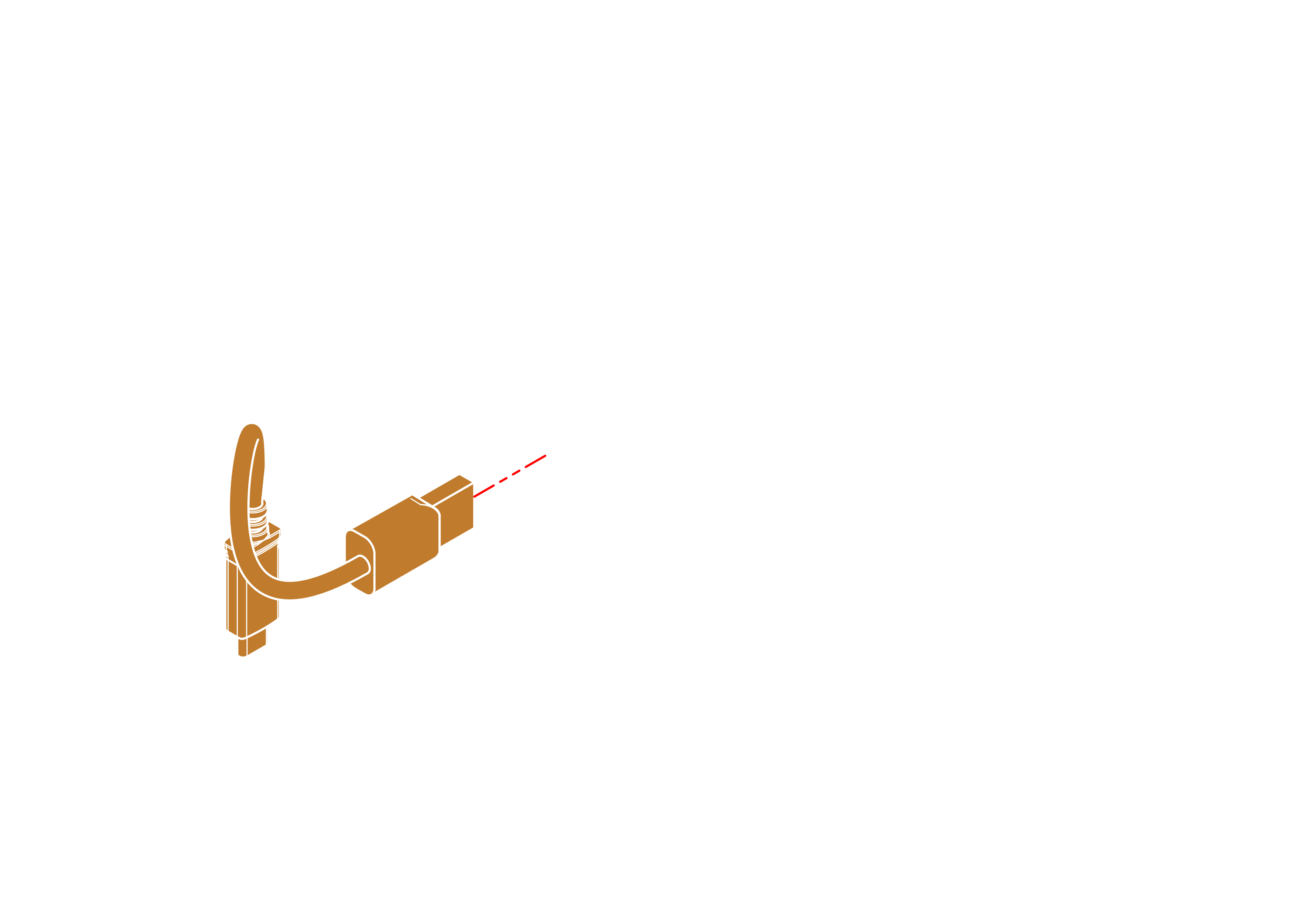 Attaching AM-CM cable