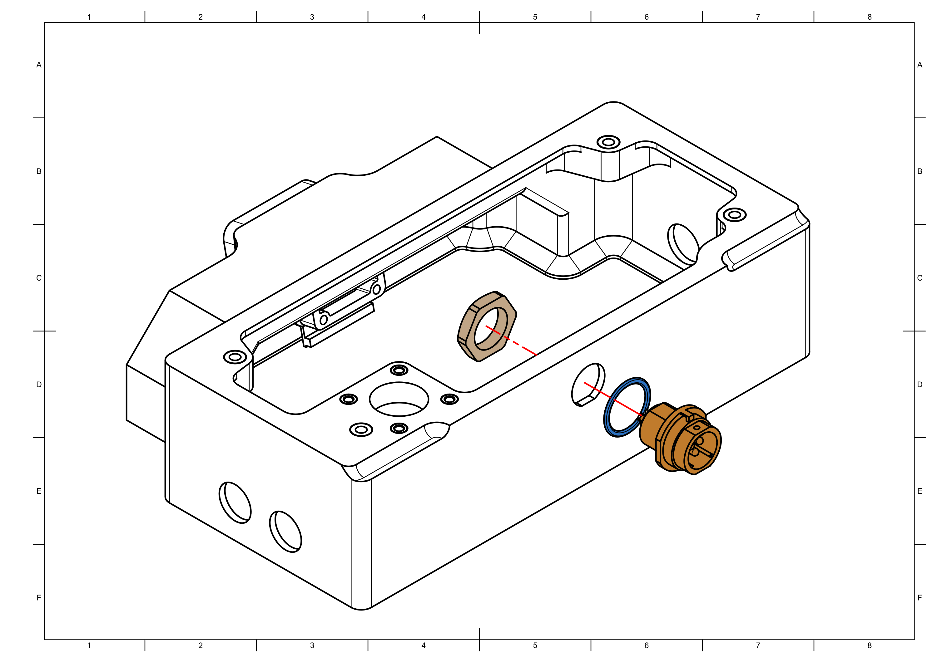 Attaching MEB power cable