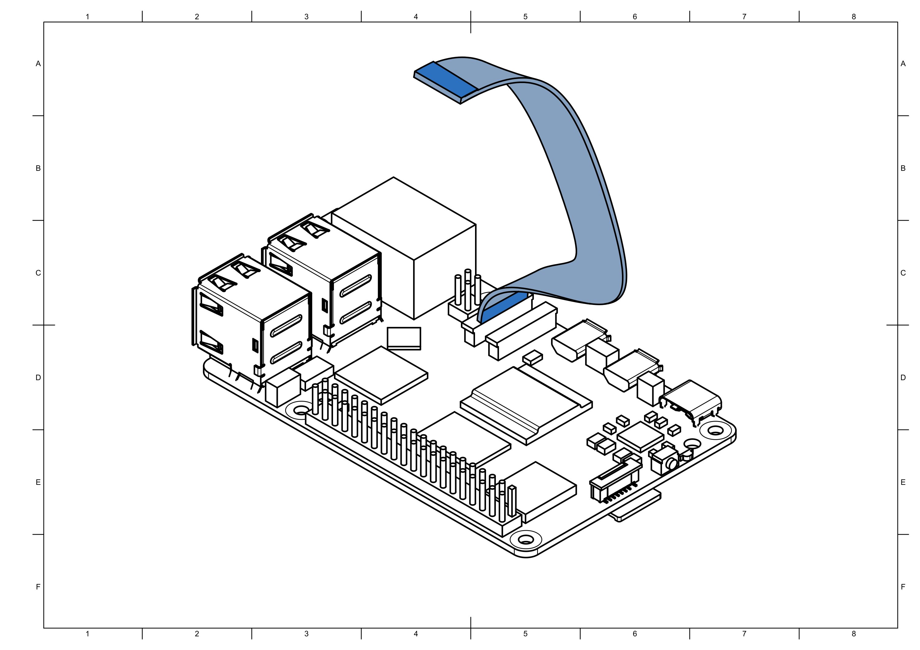 Attaching camera ribbon